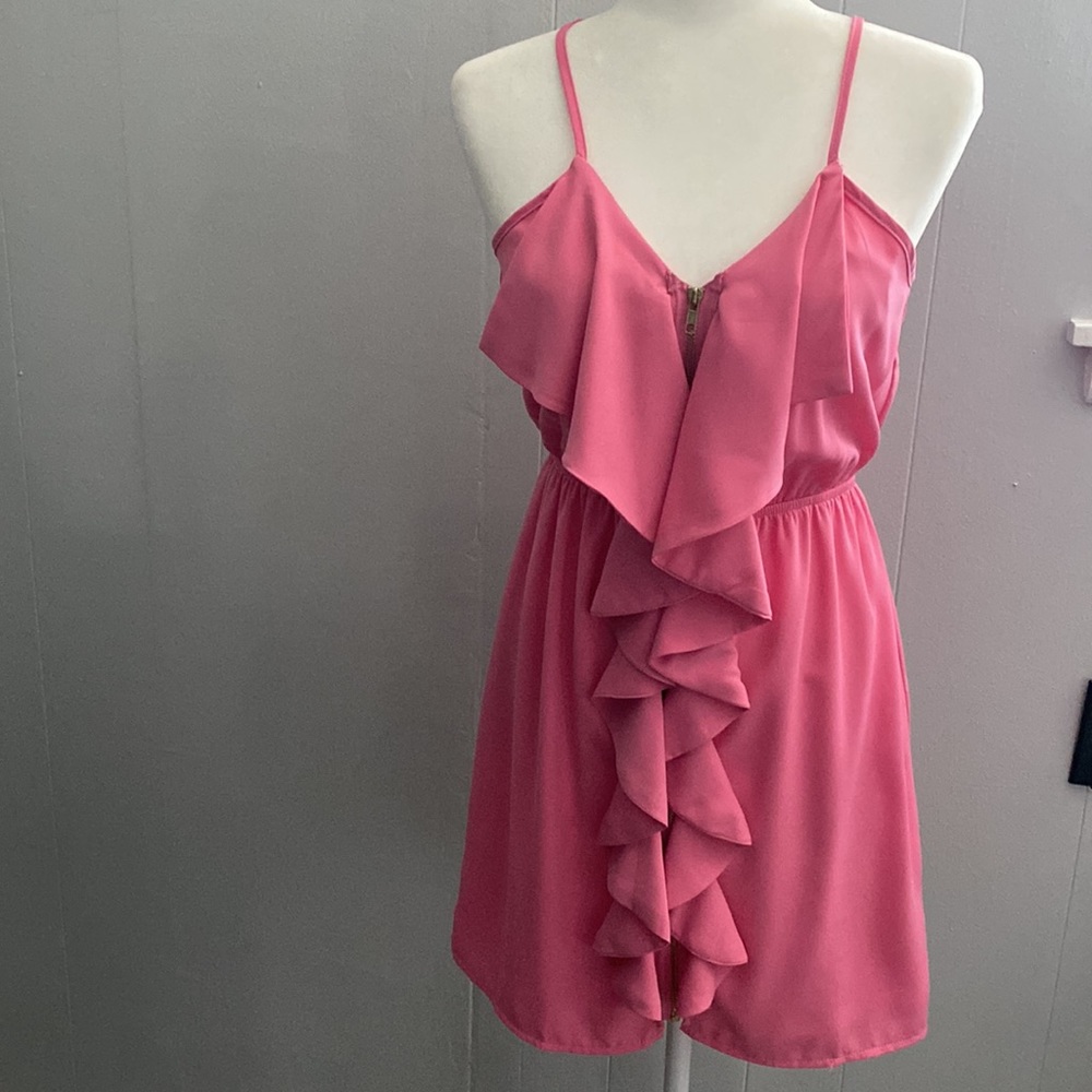 Pink Owl mini dress